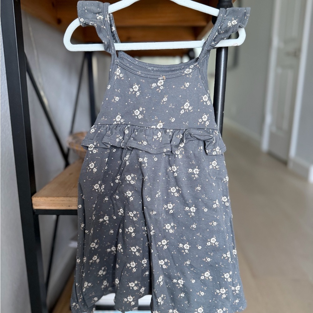 Jamie Kay Toddler Charcoal Floral Dress - Picture 5 of 5